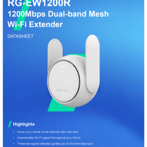 RUIJIE RG‑EW1200R – DUAL‑BAND AC1200 MESH WI‑FI EXTENDER & ROUTER