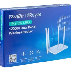 RUIJIE RG‑EW1200 – AC1200 DUAL‑BAND WI‑FI 5 SMART ROUTER (MESH‑CAPABLE)