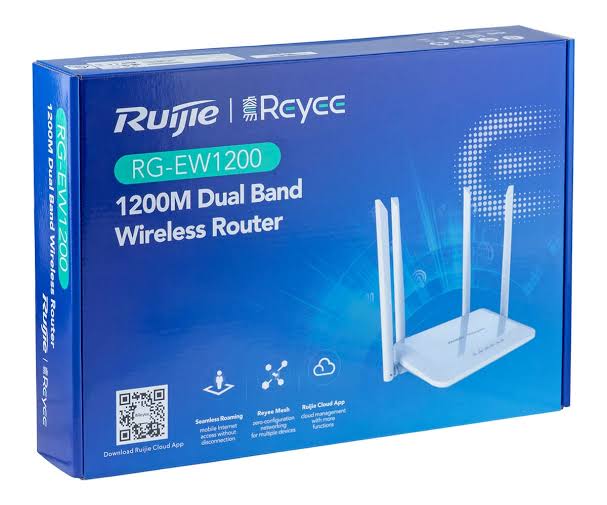 RUIJIE RG‑EW1200 – AC1200 DUAL‑BAND WI‑FI 5 SMART ROUTER (MESH‑CAPABLE)