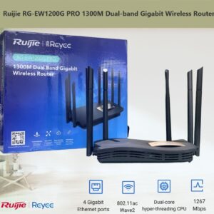 Ruijie Reyee RG‑EW1200G PRO – Dual‑Band Gigabit Wi‑Fi 5 Smart Mesh Router (AC1300)