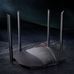 Tenda TX9 AX3000 Dual‑Band Wi‑Fi 6 Router – Gigabit Wireless Router with OFDMA, MU‑MIMO, Dual‑Core 1.6 GHz CPU, 2976 Mbps (574 + 2402) & 4×6 dBi Antennas
