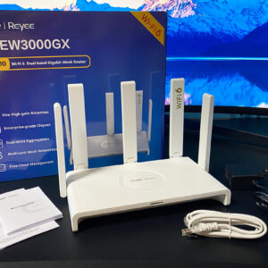 Ruijie RG-EW3000GX AX3000 Dual-Band Wi-Fi 6 Gigabit Router – Mesh Ready, 3000Mbps High-Speed Wireless, Cloud & App Management